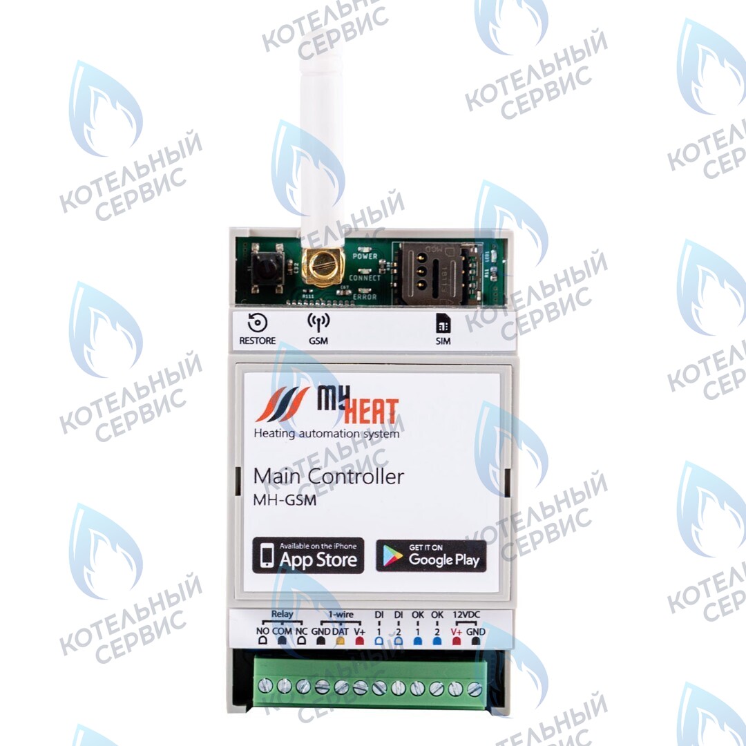 6282 Термостат (контроллер) MyHeat GSM (GSM, DIN) в Москве